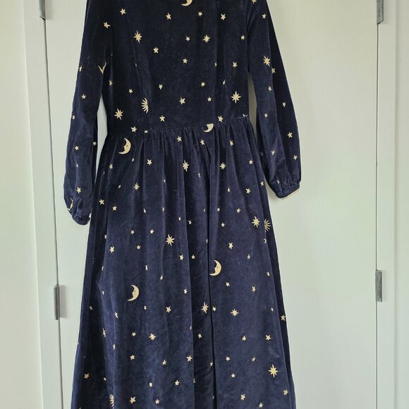 Meadows Jacaranda Velvet Sun Moon Stars Dress US 10 - Picture 9 of 10